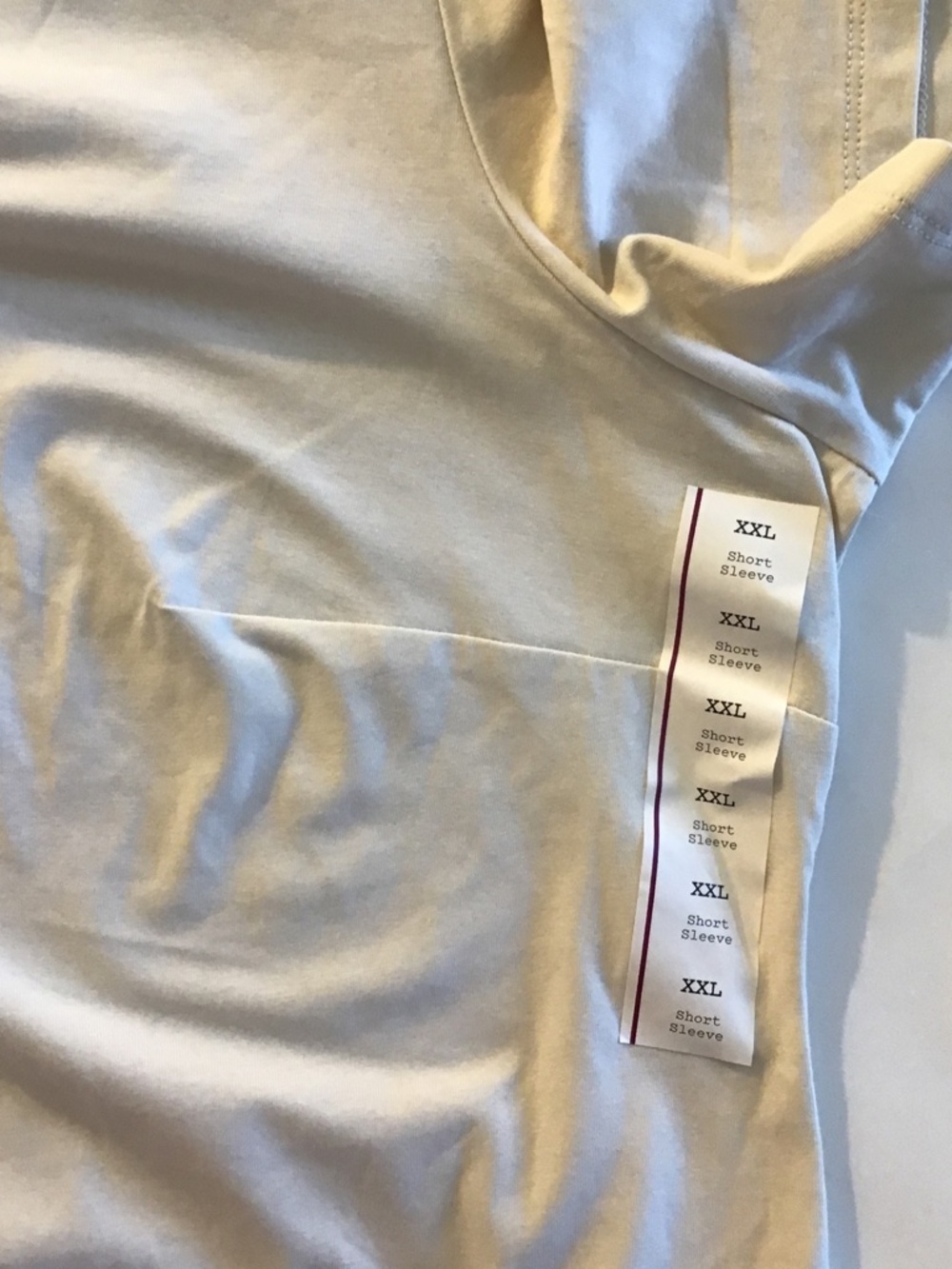 A New Day Womens Cream Colored Stretch T-Shirt Size XXL - Picture 9 of 9